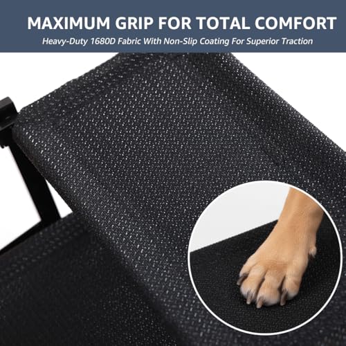 Foldable Dog Stairs for Large Dogs - Extra Wide Pet Ramp - Image 4
