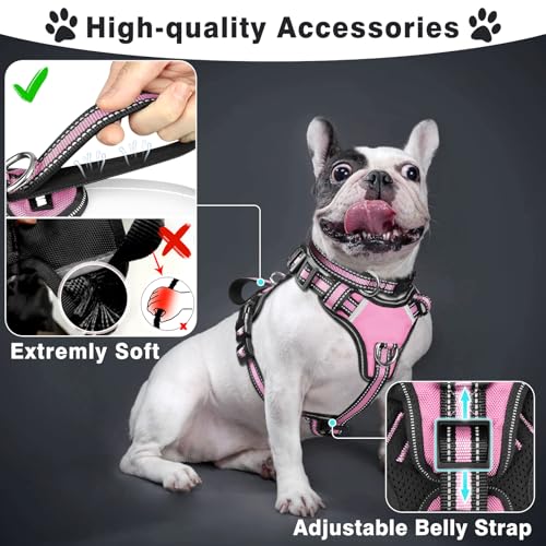 Pet Harness Collar and Leash Set, All-in-one Reflective - Image 3