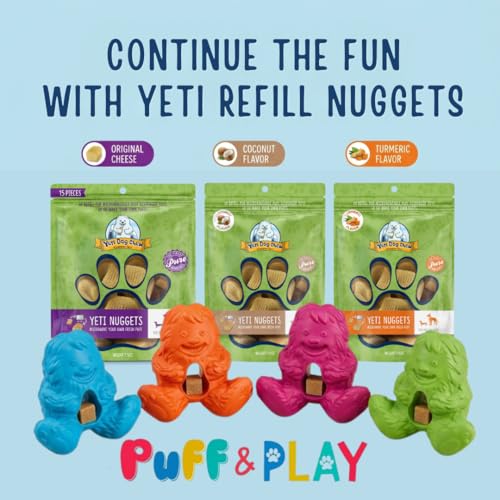 Yeti Puff & Play Interactive Dog Toy, Nugget Treat D - Image 7