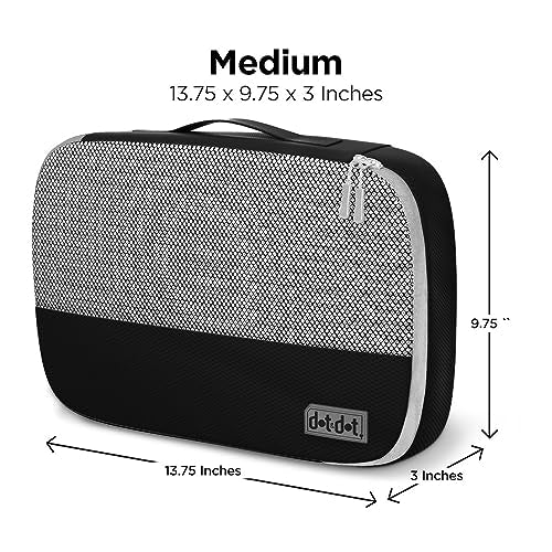 Dot&Dot Medium Packing Cubes - 4 Pcs Suitcase Organi | Home Organizati - Image 3