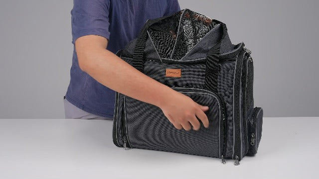 Morpilot Top and Side Expandable Cat Carrier for Pets up to 20lbs - Image 8