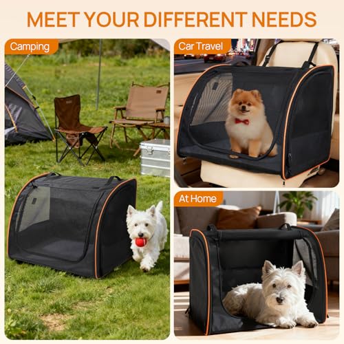 Dog Car Seat, Enclosed Carrier for Pets Travel Safety Dog - Image 7