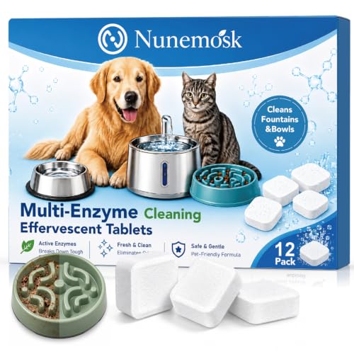 Pet Bowl Cleaner Tablets-24 Pack,For Slow Feeder & Water - Image 2