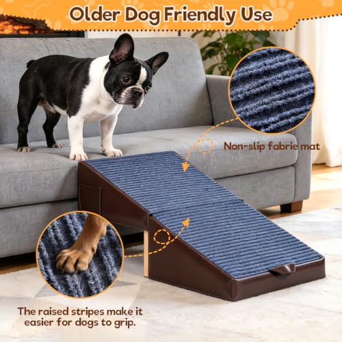 Dog Stairs for Small Dogs, 2 in 1 Dog Ramp for Bed/Couch - Image 3
