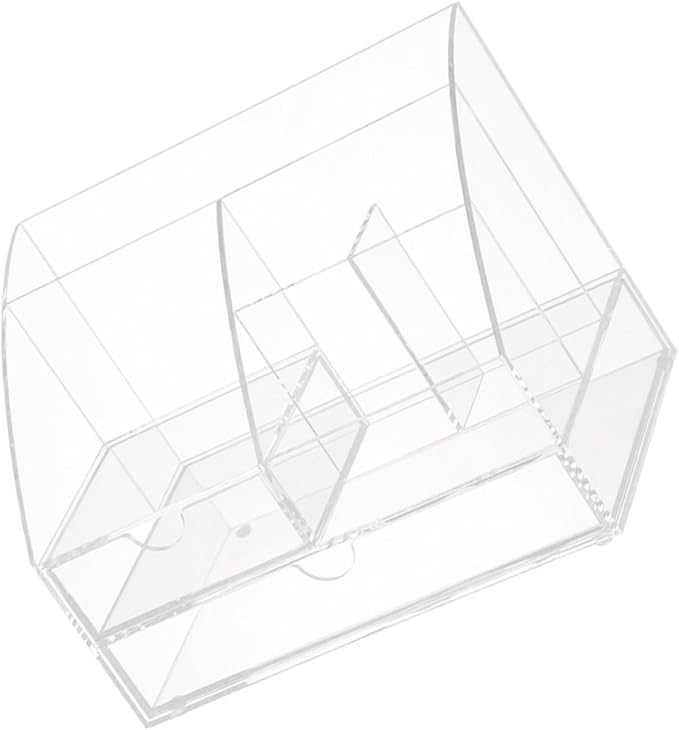 Ciieeo Acrylic Desk Organizer Drawer Multi-compartment Pen and Lipstick Holder for Home and Office Storage Box for Cosmetics and Accessories Birthday Mother Day