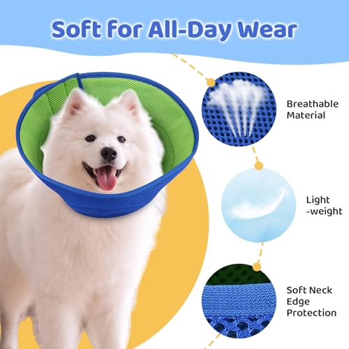 Soft Dog Cone Collar to Stop Licking After Surgery, Comfy - Image 3
