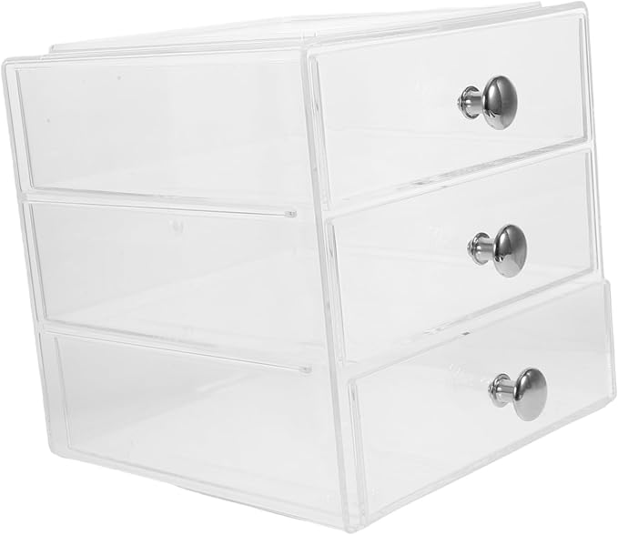 Storage Box Cubby Organizer Cosmetic Display Case Tabletop Storage Desktop Organizer