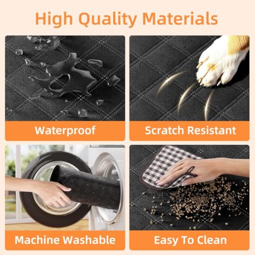 Simple Trending Dog Car Seat Cover, Back Seat Pet Bed Mat - Image 7
