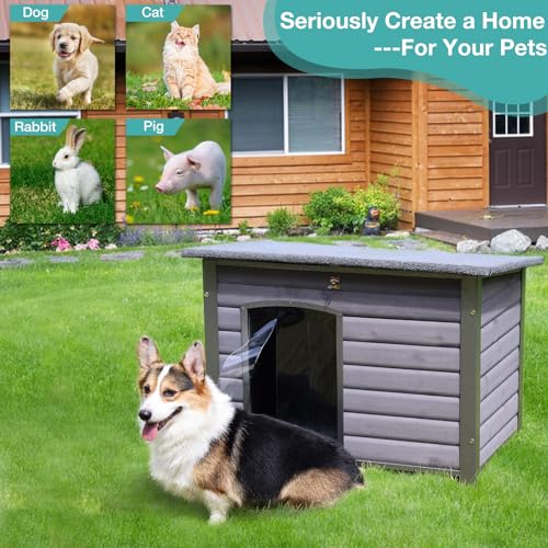 Indoor Outdoor Dog House,Anti-Chewing Iron Frame Dog Kennel - Image 7