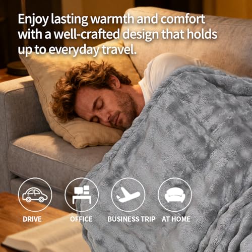 Travel Blanket and Pillow-2-in-1, Ultra-Soft&Compact | Travel Comfort - Image 6