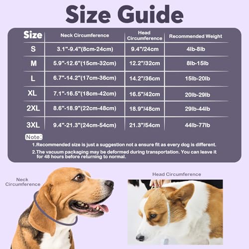 Dog Recovery Collar, Waterproof Soft Dog Cone After Surgery - Image 3
