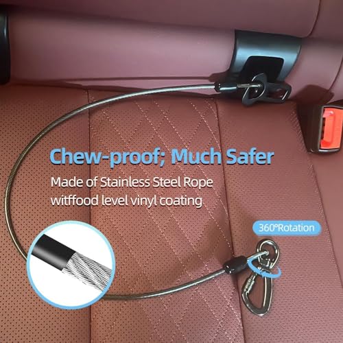 3-in-1 Dog Car Seat Belt Harness - Chew-Proof Steel | Pet Essentials - Image 6
