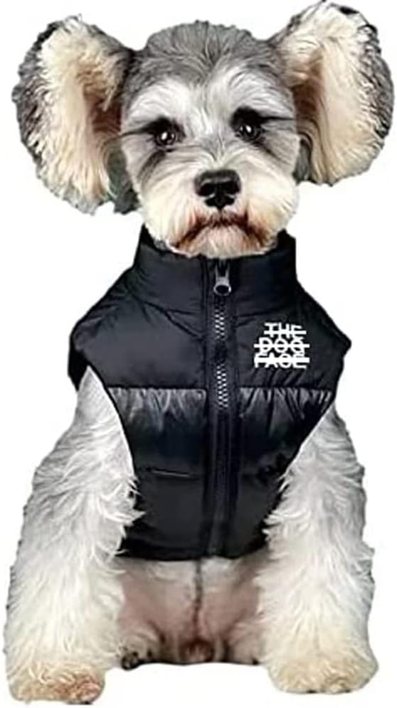 Dog Winter Coat Vest -Windproof Jacket for Small Medium Dogs-Puppy Winter Warm Dog Clothes Apparel for Cold Weather
