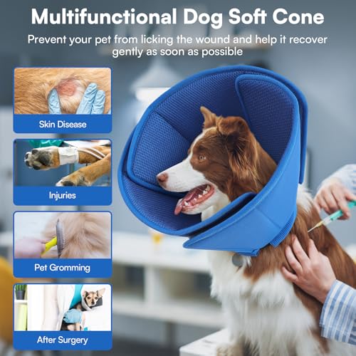 Soft Dog Cone for Small Dogs, Adjustable Comfy Dog Cone Collar - Image 6