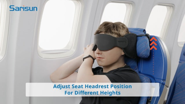 SARISUN Travel Pillow for Airplanes Sleep, Seat Stra | Travel Comfort - Image 8