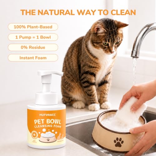 Natural Pet Bowl Cleaner Mousse - Enzyme Dog & Cat Dish - Image 3