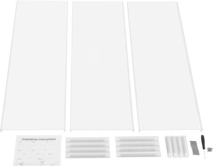 3-Tier Clear Acrylic Shoe Rack, Transparent Organizer for Entryway and Closet, 32.3x11.8x20.3 Inches, Holds 12-16 Pairs, Modern Rectangular Design