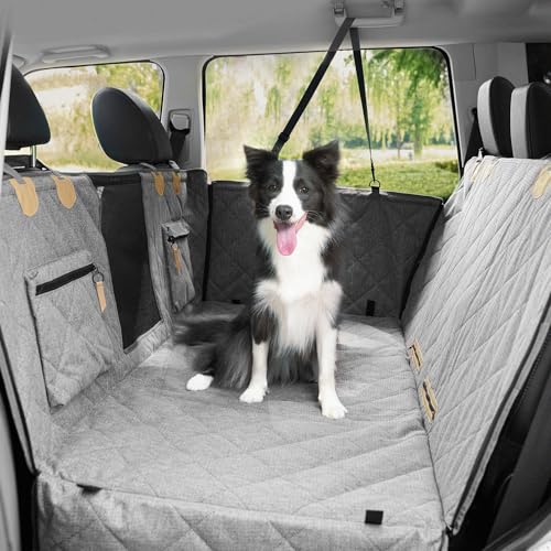 Dog Car Seat Cover for Back Seat, Hard Bottom Back Seat - Image 2