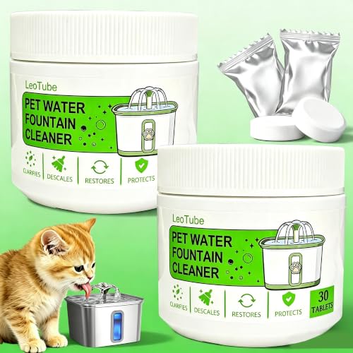 Pet Water Fountain Cleaner Tablets Residue-Free Safe Clean - Image 2