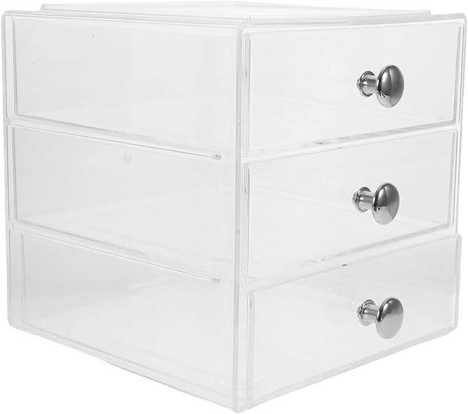 Three-layer Storage Box Drawers Multi-functional Desktop Organizer Desk Organizers and Storage Drawers