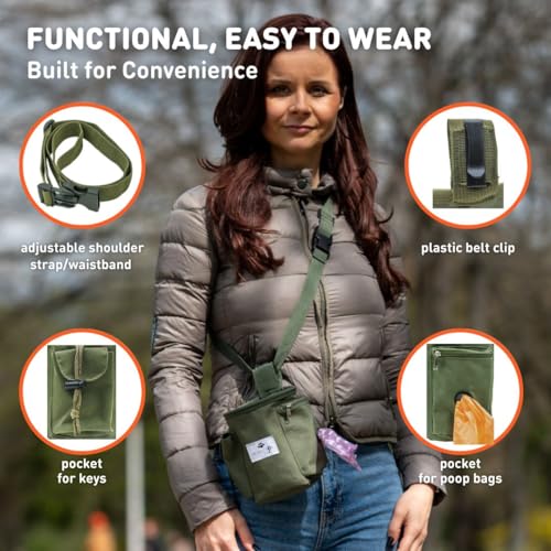 INSPECTOR TAIL Dog Treat Pouch for Training, Drawstr | Pet Essentials - Image 3