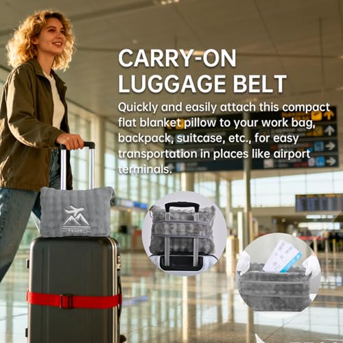 Travel Blanket and Pillow-2-in-1, Ultra-Soft&Compact | Travel Comfort - Image 4