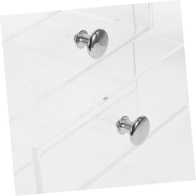 3-layer Organizer Box Acrylic Storage Case Makeup Cosmetic Organizer Desktop Storage Box Efficient Space-saving Solution