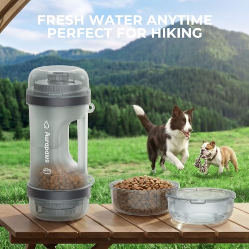 33.5oz Portable Dog Water Bottle for Travel Hydration&Food Feeder - Image 7