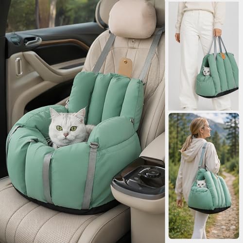 Convertible Pet Car Seat and Carrier, Cat Carrier Po | Pet Travel Esse - Image 6