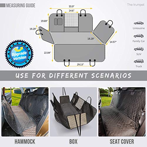 Vailge Dog Car Seat Cover for Back Seat, 100% Waterproof - Image 6
