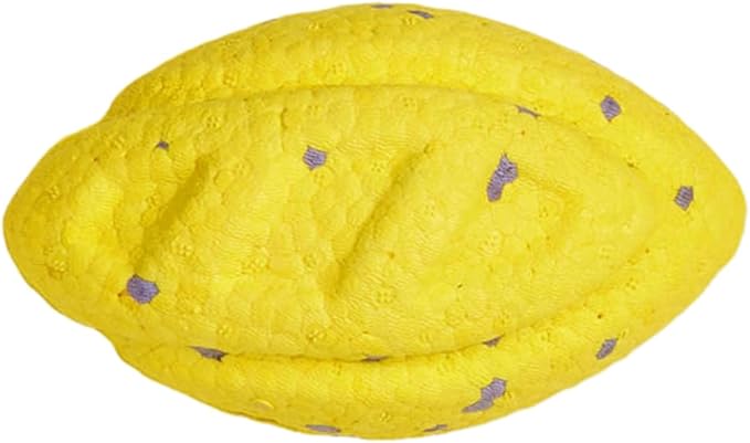 Dog Calming Chew Toy, Durable Aggressive Chewer Ball with Emotional Support Plush, Flying Disc Fetch Toy for Large Medium Dogs, Tough Chew Resistant Ball and Ring, Interactive Pet Toy (Yellow Style3)