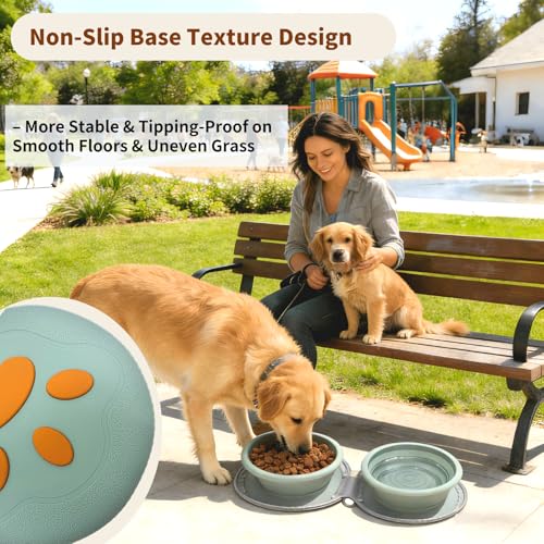 2-in-1 Collapsible Dog Travel Bowl Portable Silicone | Travel Essentia - Image 6