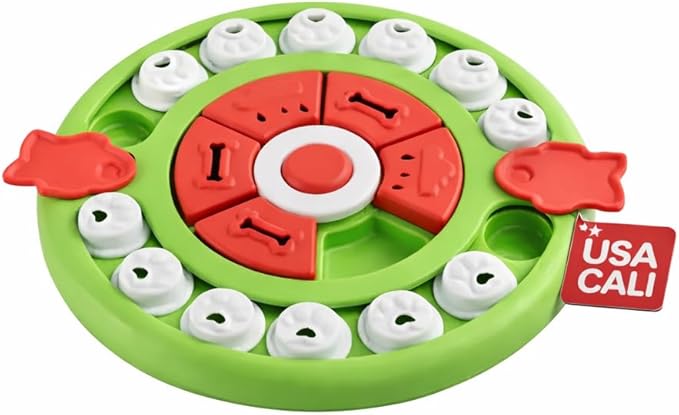 Interactive Dog Puzzle Toy – Treat Dispensing Slow Feeder Game for Mental Stimulation, Boredom Relief & Training, Non-Slip Food Puzzle Toy for Dogs