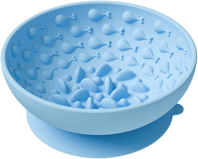 DONGKER Dog Lick Slow Feeder,Non-Slip Silicone Dog Bowl for All Dogs Size Slow Feed Training