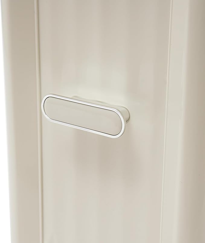 Slim Storage Cabinet, Narrow Towel Cabinet Organizer Bathroom Floor Storage Cabinet with 3 Drawers & 4 Universal Wheels, Freestanding Bathroom Storage Organizer Toilet Paper Holder and Storage