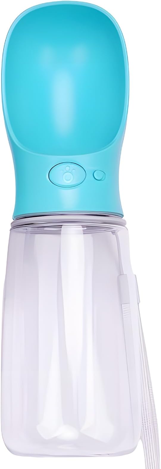 Portable Dog Water Bottle with Bowl – Leak Proof, Lightweight Travel Water Bottle for Dogs. (Green, 550 ml)