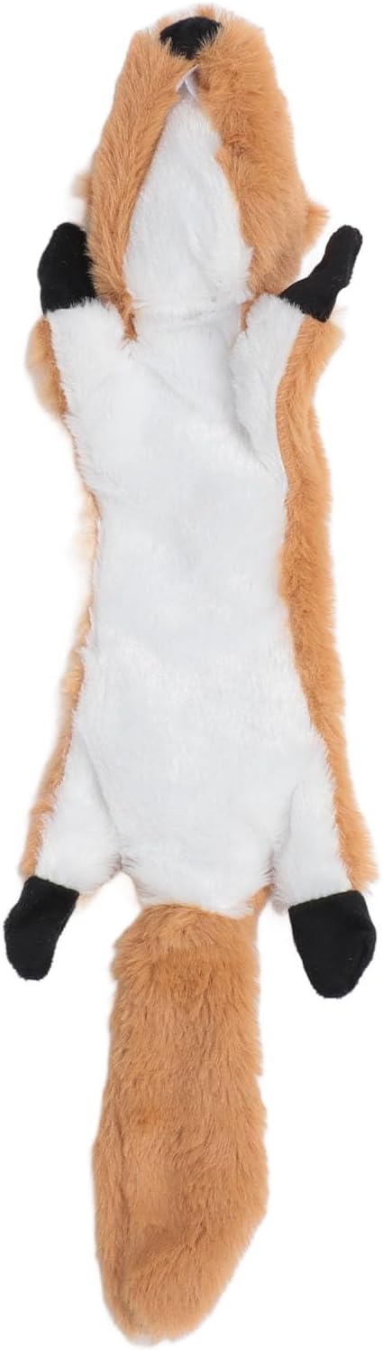Soft Plush Squeaky Dog Chew Toy, Anxiety Relief, Teeth Cleaning, Interactive Pet Toy for Dogs, Cute Animal Design, Sturdy, Stress Relief (Light Brown)