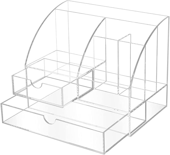 Acrylic Desk Organizer Drawer Makeup Box for Vanity Office Desktop Storage Box