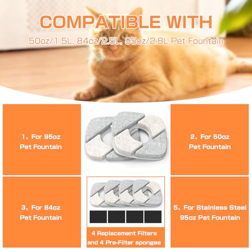 Cat Water Fountain Pump for 50oz, 95oz Fountain - Image 5