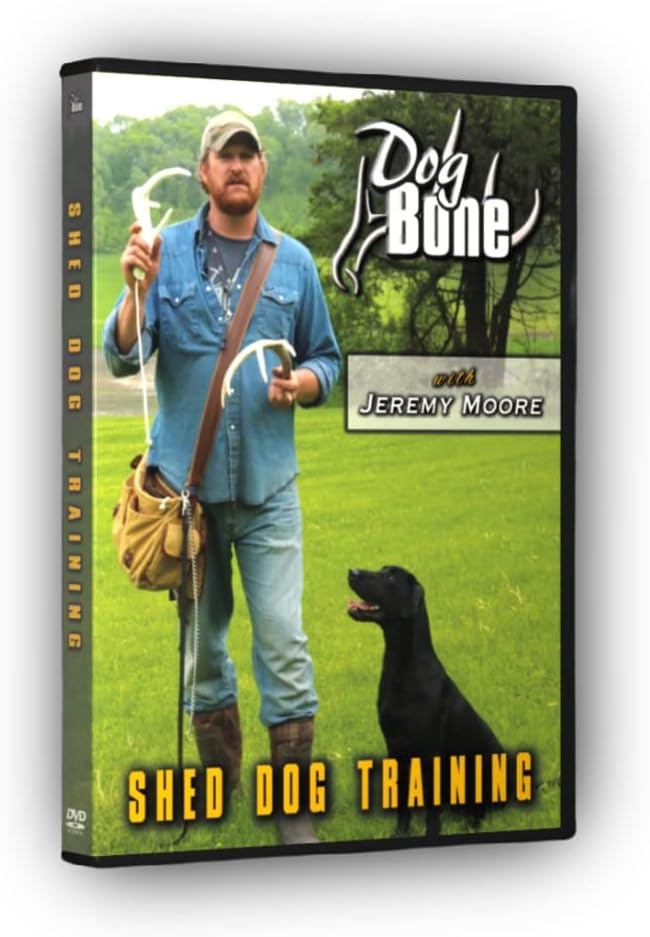DogBone Shed Dog Training Instructional DVD (3+ Hours) | Dog Training Kit | Hunting Dog Accessories | Dog Scent Training Kit | Deer Hunting Accessories | Dog Training Tools