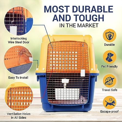 Pet Crate - Durable, Heavy Duty Dog Cat Kennel - Image 4