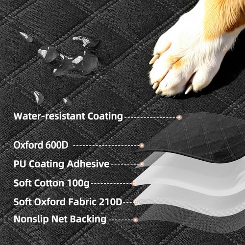 Simple Trending Dog Car Seat Cover, Back Seat Pet Bed Mat - Image 6