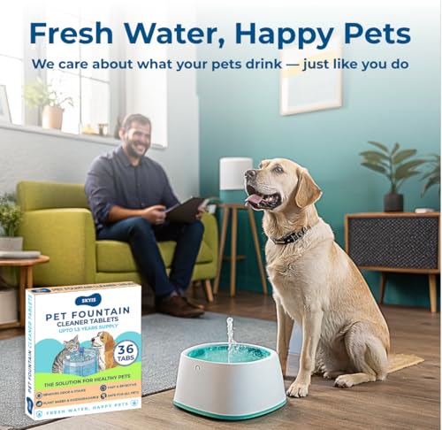 Skyis Pet Fountain Cleaner Tablets 36-Pack, Cat & Dog | Pet Essentials - Image 7