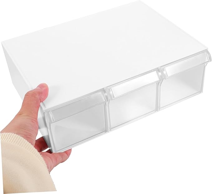 1set Storage Space Desktop Organizers Desk Drawer Organizer Makeup Box
