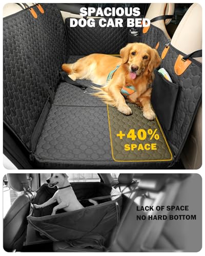 Back Seat Extender for Dogs, Waterproof Dog Car Seat Cover - Image 3