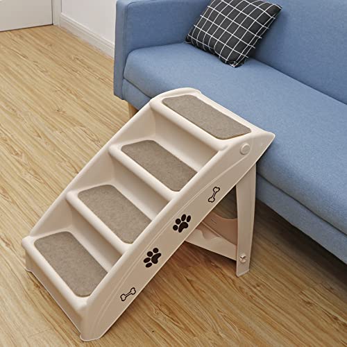 Dog Stairs for High Beds, Foldable Pet Steps Ramp | Pet Essentials - Image 3