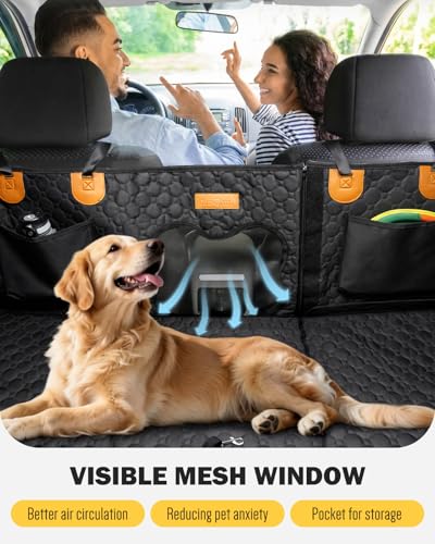 Back Seat Extender for Dogs, Waterproof Dog Car Seat Cover - Image 4