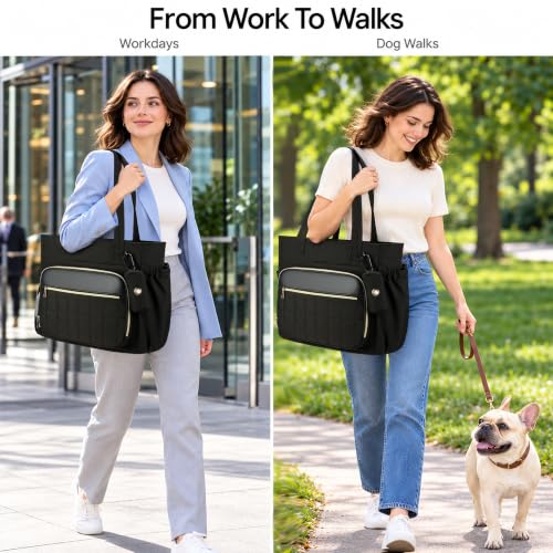 Dog Travel Bag for Supplies, Stylish Dog Mom Tote | Travel Essentials - Image 3