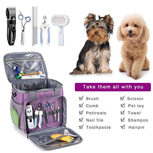 Pet Grooming Bag, Dog Grooming Supplies Organizer Tote Bag - Image 7