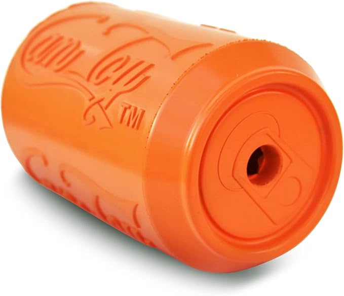 SodaPup Soda Can – Durable Dog Treat Dispenser & Chew Toy Made in USA from Non-Toxic, Pet Safe, Food Safe Natural Rubber Material for Mental Stimulation, Problem Chewing, Calming Nerves, & More